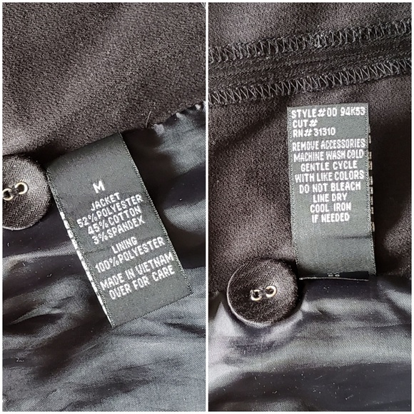 Fitted Black Blazer - Picture 8 of 8